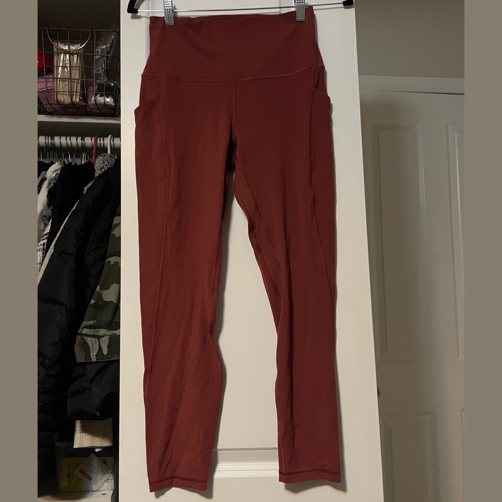 Lululemon Align High-Rise Pant with Pockets 25” in Mulled Wine, Size: 8 *NWOT*